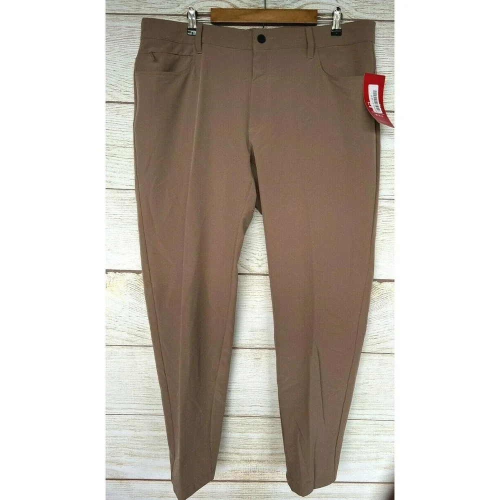 MPG Sport Outdoor Pants Mens Size 34X32 Brown Boundary UPF 50+ Stretch Pant New